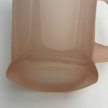 Load image into Gallery viewer, Vintage Pink Frosted Satin Patio Pitcher with Ice Lip by Tiara Exclusives Indiana Glass