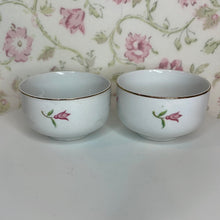Load image into Gallery viewer, Vintage Demi Tasse Cups Arabia Suomi of Finland Floral Pattern - Set of 2