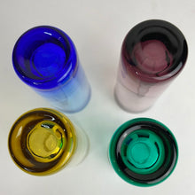 Load image into Gallery viewer, Vintage Round Bottom Shot Glasses, Set of 4 Multicolored Cordial Glasses