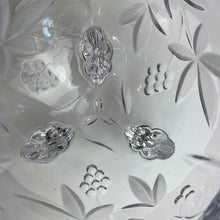 Load image into Gallery viewer, Mikasa Crystal Bowl &quot;Garden Terrace&quot;, Vintage Footed Candy Dish Compote Bowl