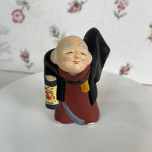 Load image into Gallery viewer, Vintage Japanese Hakata Urasaki Clay Doll Figurine - Old Man with a Lantern
