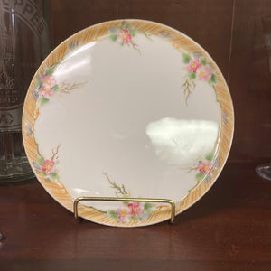 Vintage Hand Painted Nippon Porcelain Dessert Plate