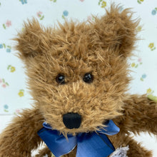 Load image into Gallery viewer, Laurell&#39;s Attic - “TYLER” Patchwork Bear, Stuffed Animal Plush Teddybear, Patches Soft Plushie Toy