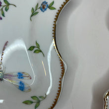 Load image into Gallery viewer, Vintage I. Godinger &amp; Co Primavera Butterfly/Botanical Gardens Square Bread Plates, Set of 2
