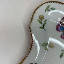 Load image into Gallery viewer, Vintage I. Godinger &amp; Co Primavera Butterfly/Botanical Gardens Square Bread Plates, Set of 2
