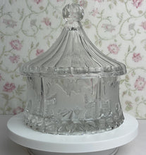 Load image into Gallery viewer, Crystal Legends by Godinger Circus Tent Lidded Candy Dish, Made in Poland