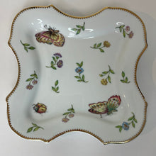 Load image into Gallery viewer, Vintage I. Godinger &amp; Co Primavera Butterfly/Botanical Gardens Square Bread Plates, Set of 2