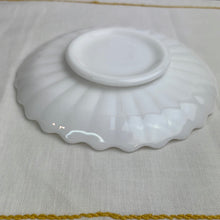 Load image into Gallery viewer, Imperial Glass Grape Cluster Pattern Footed Milk Glass Plate