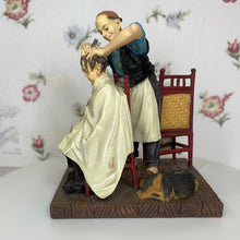 Load image into Gallery viewer, Norman Rockwell - Islandia International &quot;The Haircut&quot; Figurine