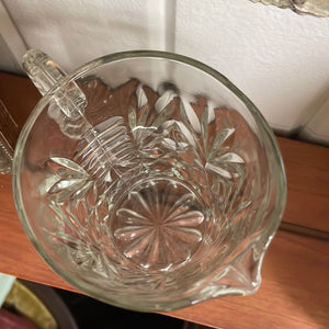 Anchor Hocking EAPC Pineapple Large Creamer/Small Pitcher