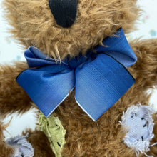 Load image into Gallery viewer, Laurell&#39;s Attic - “TYLER” Patchwork Bear, Stuffed Animal Plush Teddybear, Patches Soft Plushie Toy