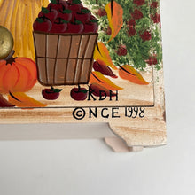 Load image into Gallery viewer, Jewelry Armoire - Harvest Time Country Store Fall Themed Mini Dresser Style Trinket Chest