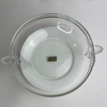 Load image into Gallery viewer, Savior Vivre Crystal Glass Decorative Bowl with Frosted Handles, Made in W Germany