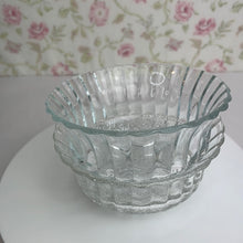 Load image into Gallery viewer, Kig Malaysia Glass Bowls with Fleur de Lis Pattern, Mid Century Glassware