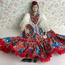 Load image into Gallery viewer, Vintage Chiclana Marin Doll - &quot;Teresa&quot; 18&quot; Tall Spanish Flamenco Dancer