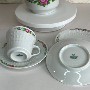 Vintage Mitterteich Bavaria Tea Set, 4 place settings
