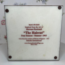 Load image into Gallery viewer, Norman Rockwell - Islandia International &quot;The Haircut&quot; Figurine