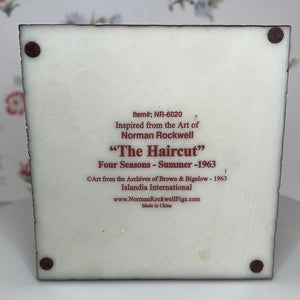 Norman Rockwell - Islandia International "The Haircut" Figurine