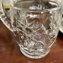 Load image into Gallery viewer, Small Anchor Hocking Milk/Cream Pitcher with Star of David Pattern