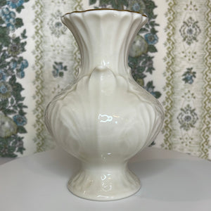 Vintage Lenox Elfin Collection 24k Gold & Ivory Bud Vase