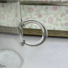 Load image into Gallery viewer, Vintage Blown Glass Mugs with Loop Handles and Gold Rim - Set of 6 Irish Coffee Mugs