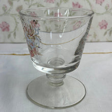 Load image into Gallery viewer, Vintage Floral Footed Juice Glasses/Sherbert Cups - Set of 3