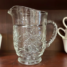 Load image into Gallery viewer, Small Anchor Hocking Milk/Cream Pitcher with Star of David Pattern