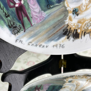 Henri D’Arceau Limoges Collector's Plate - Sarah en Tournure La Femme Tentation