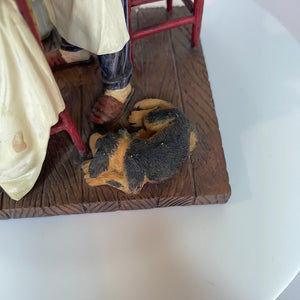 Norman Rockwell - Islandia International "The Haircut" Figurine