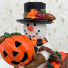 Load image into Gallery viewer, Papel Giftware Always Cool - Pumpkin Pickin&#39; Time, Halloween Snowman
