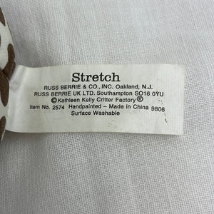 Stretch Sitting Giraffe Bean Bag by Russ Berrrie, The Country Folks