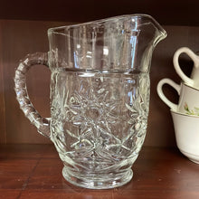 Load image into Gallery viewer, Small Anchor Hocking Milk/Cream Pitcher with Star of David Pattern