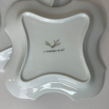 Load image into Gallery viewer, Vintage I. Godinger &amp; Co Primavera Butterfly/Botanical Gardens Square Bread Plates, Set of 2