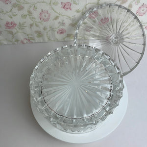Crystal Legends by Godinger Circus Tent Lidded Candy Dish, Made in Poland