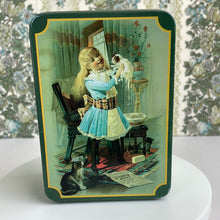 Load image into Gallery viewer, Dingman Soap Reproduction Tin with Little Girl and Kittens