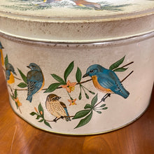 Load image into Gallery viewer, Vintage Tom Sturgis Pretzel Tin - Multi Bird Motif