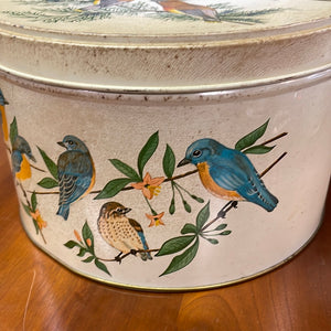 Vintage Tom Sturgis Pretzel Tin - Multi Bird Motif
