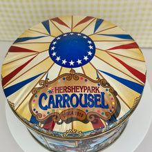 Load image into Gallery viewer, Hershey&#39;s Hometown Series Canister #13, Hersheypark Carrousel Round Tin