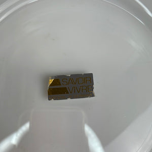Savior Vivre Crystal Glass Decorative Bowl with Frosted Handles, Made in W Germany