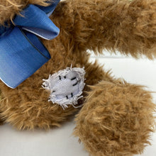 Load image into Gallery viewer, Laurell&#39;s Attic - “TYLER” Patchwork Bear, Stuffed Animal Plush Teddybear, Patches Soft Plushie Toy