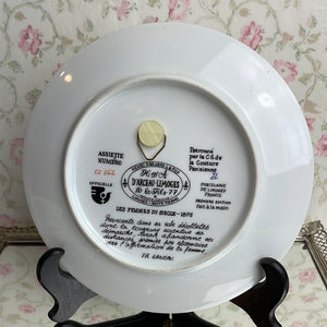 Henri D’Arceau Limoges Collector's Plate - Sarah en Tournure La Femme Tentation