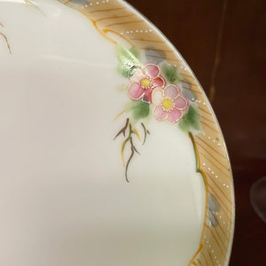 Vintage Hand Painted Nippon Porcelain Dessert Plate