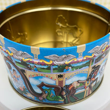Load image into Gallery viewer, Hershey&#39;s Hometown Series Canister #13, Hersheypark Carrousel Round Tin