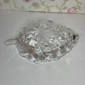 Federal Glass Grape Candy/Trinket Dish or Relish Tray