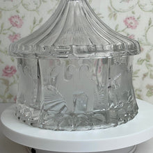 Load image into Gallery viewer, Crystal Legends by Godinger Circus Tent Lidded Candy Dish, Made in Poland