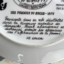 Load image into Gallery viewer, Henri D’Arceau Limoges Collector&#39;s Plate - Sarah en Tournure La Femme Tentation