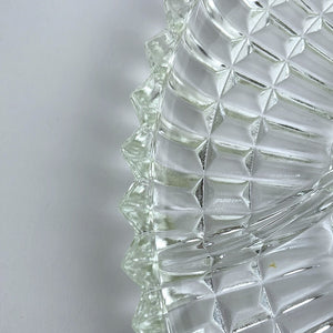 Vintage Jeanette Glass National Pattern Divided Relish Serving Tray Platter