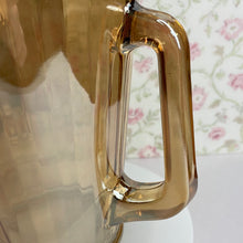 Load image into Gallery viewer, Vintage Marigold/Peach Lusterware Pitcher and Matching Tumblers