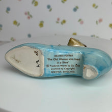 Load image into Gallery viewer, Beatrix Potter&#39;s Old Woman Who Lived in a Shoe Porcelain Figurine by Beswick England