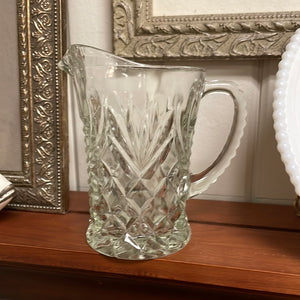 Anchor Hocking EAPC Pineapple Large Creamer/Small Pitcher